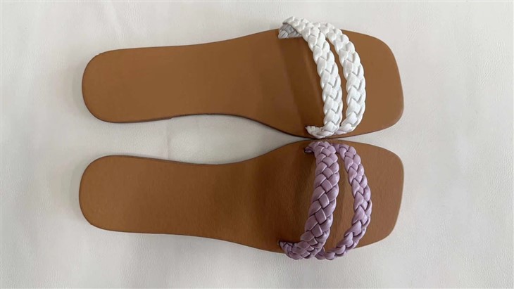Fashion Woven Ladies Slippers